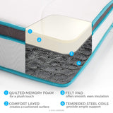 Linenspa 10 Inch Memory Foam and Innerspring Hybrid Mattress - Medium Feel - Twin