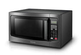 Toshiba EM131A5C-BS Microwave Oven with Smart Sensor, Easy Clean Interior, ECO Mode and Sound On/Off, 1.2 Cu.ft, 1100W, Black Stainless Steel