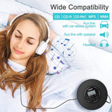 Portable CD Player, Soulcker Personal Compact Disc CD Player with Headphones Jack