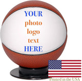 Custom Personalized Mini Basketball - 6 Inch Mini Sized Basketball