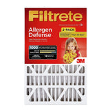 Filtrete 20x25x4, AC Furnace Air Filter, MPR 1000 DP, Micro Allergen Defense Deep Pleat, 2-Pack