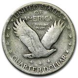 1920 S Standing Liberty Quarter Fine (Partial Date) Quarter Fine