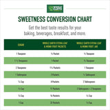 Whole Earth Sweetener Stevia Leaf and Monk Fruit Sweetener, Erythritol Sweetener