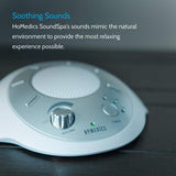 White Noise Sound Machine | Portable Sleep Therapy for Home , Office , Baby & Travel-Silver