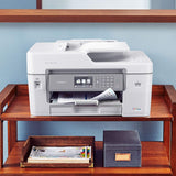 Brother MFC-J6545DW INKvestmentTank Color Inkjet All-in-One Printer with Wireless, 11" x 17" Scan Glass and Up to 1-Year of Ink in-Box MFC-J6545dw