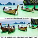 Altura Photo 58MM 0.35x Fisheye Wide Angle Lens with Macro Close-Up Portion