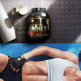 OPTIMUM NUTRITION GOLD STANDARD 100% Whey Protein Powder, Vanilla Ice Cream, 5 Pound