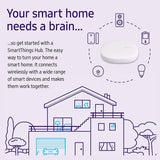 Samsung SmartThings Hub 3rd Generation [GP-U999SJVLGDA] Smart Home Automation Hub Home Monitoring Smart Devices - Alexa Google Home– White