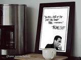 Michael Scott Motivational Quote Poster - 11x14 Unframed Print - Office Decor