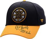 Phil Esposito Boston Bruins Autographed Cap with"36 Career Hat Tricks"