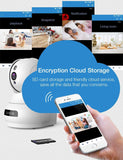 Baby Monitor, Lefun Wireless IP Security Camera WiFi Surveillance Pet Camera with Cloud Storage Two Way Audio Remote Viewing Pan Tilt Zoom
