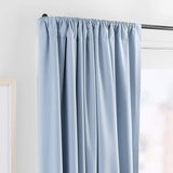 AmazonBasics Room Darkening Curtain Rod - 28" to 48", Black