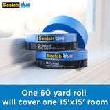 ScotchBlue Original Multi-Surface Painter’s Tape, .94 inch x 60 yard, 2090, 6 Rolls