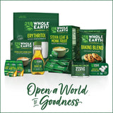 Whole Earth Sweetener Stevia Leaf and Monk Fruit Sweetener, Erythritol Sweetener