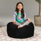 Sofa Sack - Plush, Ultra Soft Kids Bean Bag Chair - Memory Foam Bean Bag Chair, black