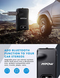 Mpow BH129 Bluetooth Receiver for Car Hands-Free Calls, Better Music Quality with CSR Chip,15 Hours Long Playing Time Bluetooth Adapter Black