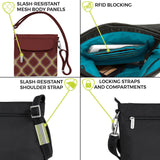 Travelon Anti-Theft Classic Mini Shoulder Bag, Black, One Size
