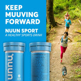 Nuun Sport: Electrolyte-Rich Sports Drink Tablets, Citrus Berry Mixed Flavor Pack, Box of 4 Tubes (40 servings), Sports Drink for Replenishment