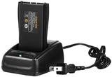 Arcshell Rechargeable Long Range Two-Way Radios with Earpiece 6 Pack UHF 400-470Mhz Walkie Talkies Li-ion Battery and Charger Included