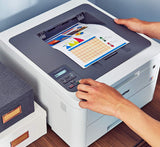 Brother HL-L3210CW Compact Digital Color Printer Providing Laser Printer Quality Results with Wireless, Amazon Dash Replenishment Enabled, White
