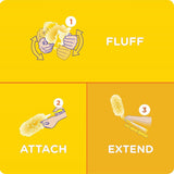 Swiffer Dusters Heavy Duty Extender Handle Starter Kit (1 Handle, 12 Dusters)