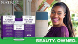 Natrol Biotin Beauty Tablets, Promotes Healthy Hair, Skin and Nails, Helps Support Energy Metabolism, Helps Convert Food Into Energy