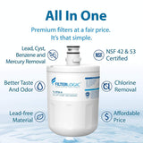 FilterLogic NSF 53&42 Certified 5231JA2002A Refrigerator Water Filter