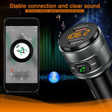 IMDEN Bluetooth FM Transmitter for Car, QC3.0 Wireless Bluetooth FM Radio Adapter Music Player FM Transmitter