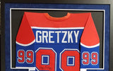 Wayne Gretzky Edmonton Oilers Autograph Signed Custom Framed Jersey