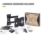 USX MOUNT Full Motion Swivel Articulating Tilt TV Wall Mount Bracket for 26-55" LED, OLED, 4K TVs-Fit