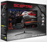Sceptre E255B-1658A 24.5" 165Hz 144Hz 1ms Gaming LED Monitor 2X HDMI 2.0 1x DisplayPort, Metal Black 2019