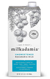 Milkadamia Unsweetened Macadamia Milk (32 oz., 6 Count) - Keto, Dairy Free, Vegan, Sugar Free