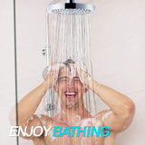 SparkPod Shower Head - High Pressure Rain - Luxury Modern Chrome Look - Easy Tool Free Installation - The Perfect Adjustable Replacement