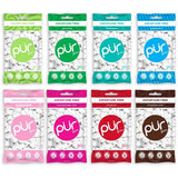 PUR 100% Xylitol Chewing Gum, Variety Pack, 55 Pieces per Bag (Pack of 8) Sugar-Free + Aspartame Free