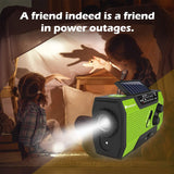 RunningSnail Solar Crank NOAA Weather Radio for Emergency with AM/FM, Flashlight, Reading Lamp and 2000mAh Power Bank