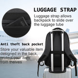 Laptop Backpack,Business Travel Anti Theft Slim Durable Laptops Backpack with USB Charging Port,Water Resistant College School Computer Bag