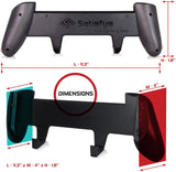 Satisfye - Accessories Compatible with Nintendo Switch - Comfortable & Ergonomic Switch Grip, Joy Con & Switch Control -. FREE BONUS: 4 Thumbsticks