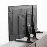 Universal LCD Flat Screen TV Table Top VESA Mount Stand Black | Base fits 22" to 65"