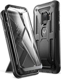 Galaxy S9 Case, YOUMAKER Heavy Duty Protection Kickstand with Built-in Screen Protector Shockproof Case Cover