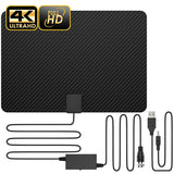 Updated 2019 Version Professional Carbon Fibre 65-120 Miles TV Antenna, Indoor TV Digital HD Antenna 4K HD