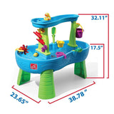 Step2 Rain Showers Splash Pond Water Table | Kids Water Play Table with 13-Pc Accessory Set