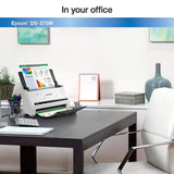 Epson DS-575W Wireless Document Scanner: 35ppm, Twain & ISIS Drivers, 3-Year Warranty with Next Business Day Replacement