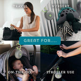 Marpac Hushh Portable White Noise Machine for Baby | 3 Soothing, Natural Sounds with Volume Control | Compact for On-the-Go Use & Travel
