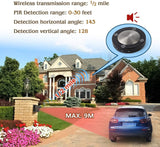 1/2 Mile Long Range Solar Wireless Driveway Alarm Outdoor Weather