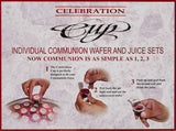 Celebration Cup 100 Prefilled Communion Cups with Juice and Wafer