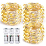 Twinkle Lights Battery Operated 19.7ft 60-LED String Lights Fairy Lights, 3-Set.