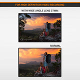 Wide Angle Lens 37mm Attaches to Any iOgrapher Filmmaking Case or 37mm Mount for High Definition Video Recording - Includes Macro Lens