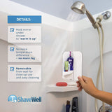 Deluxe Shave Well Fog-free Shower Mirror - 2 pack - 33% larger than the Original