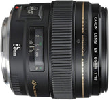 Canon EF 85mm f/1.8 USM Medium Telephoto Lens for Canon SLR Cameras - Fixed