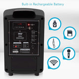 Pyle Bluetooth Karaoke PA Speaker - Indoor / Outdoor Portable Sound System